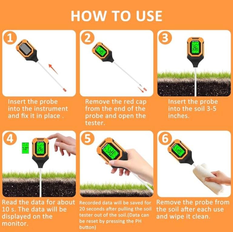 how to use soil meter